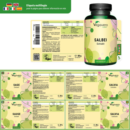 Salvia Extracto Cápsulas