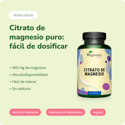 Cápsulas de Citrato de Magnesio