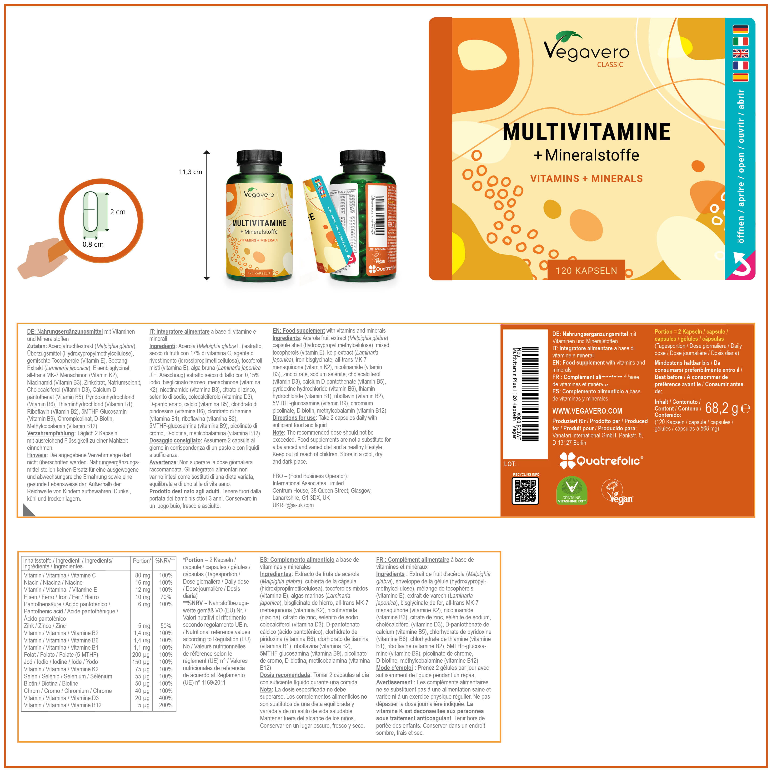 Multivitamínico Plus Cápsulas