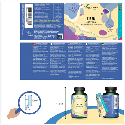 Hierro Bisglicinato Cápsulas