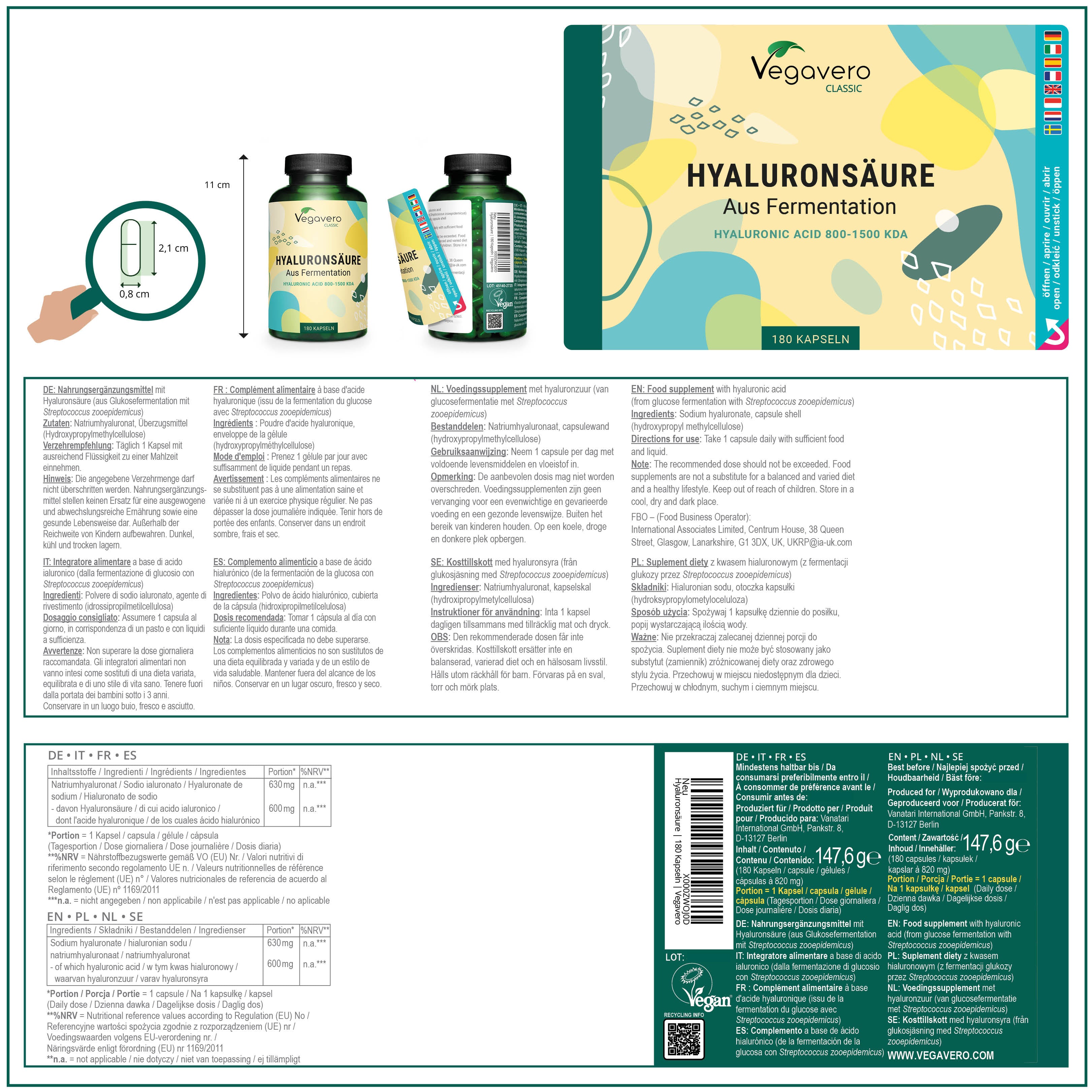 Ácido Hialurónico Cápsulas