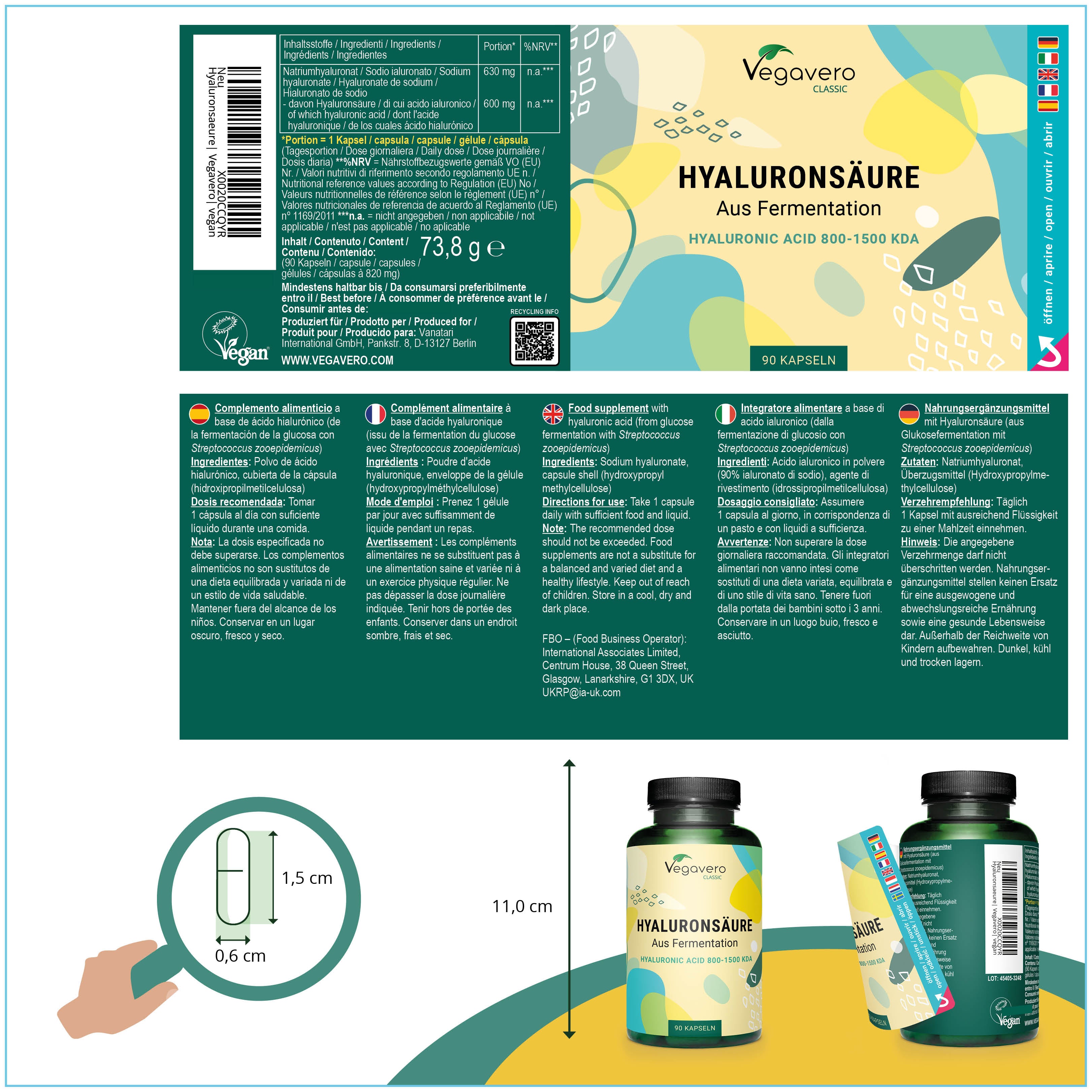 Ácido Hialurónico Cápsulas