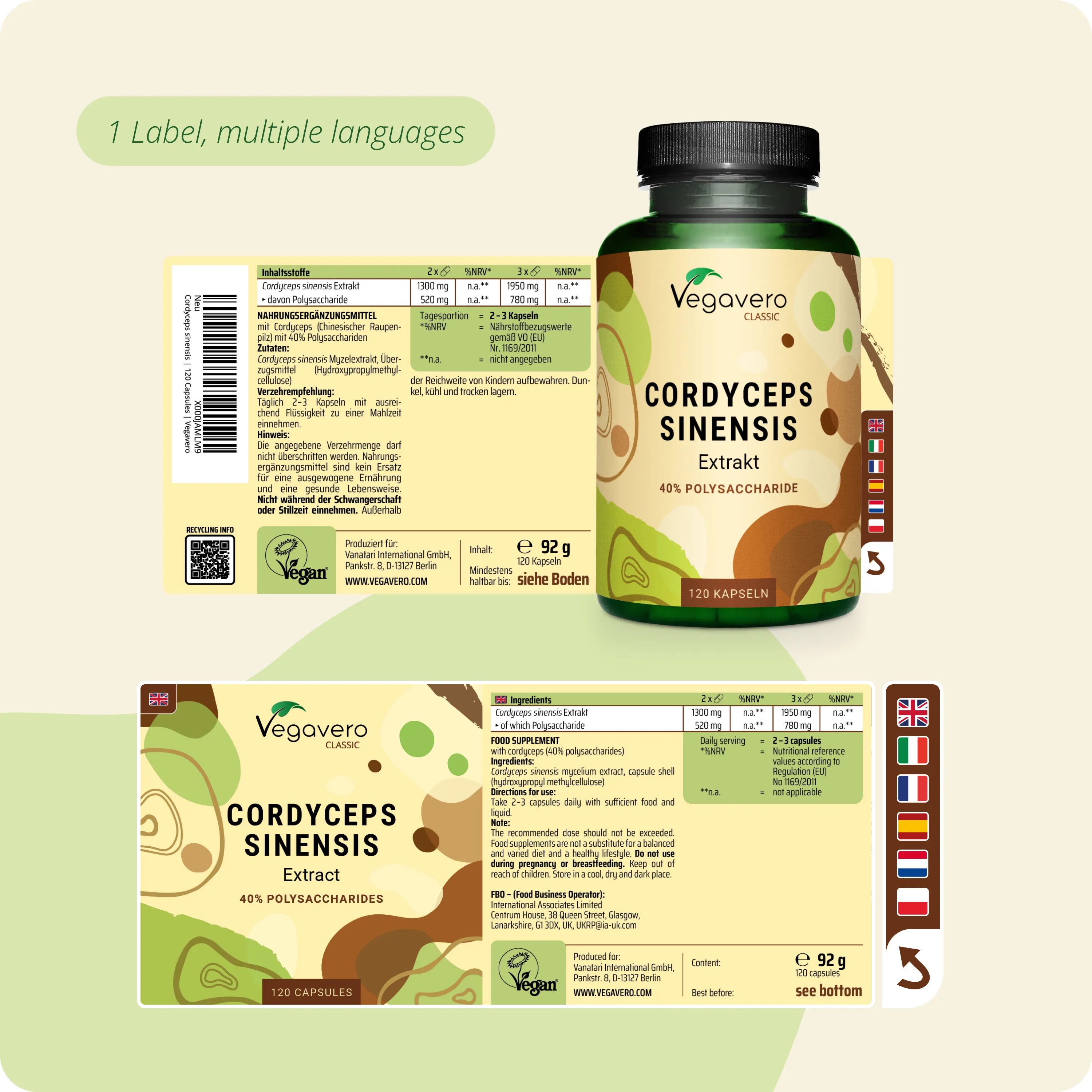 Cordyceps Sinensis Extracto Cápsulas