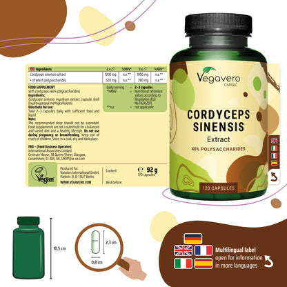 Cordyceps Sinensis Extracto Cápsulas