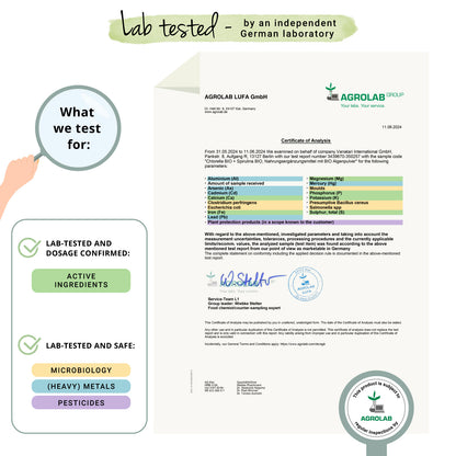 Spirulina + Chlorella Cápsulas Orgánico