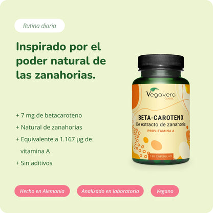 Beta‑Caroteno Cápsulas